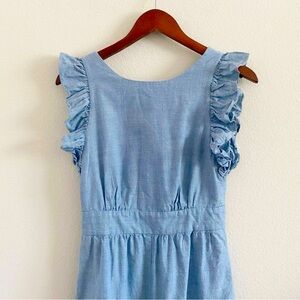 1901 Chambray Blue Jumpsuit Womens 2P